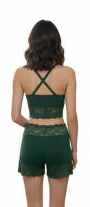 Ropa de dormir corta para mujer, pijama de algodón suave, conjunto de pijama corto para verano, ropa cómoda para estar en casa, lencería, sujetador. - Product Image 2