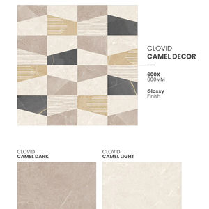 Azulejo de Porcelana con Acabado Espejo Celestial, 600x600mm, 60x60cm, 24x24 Pulgadas, Elegante, de Alta Reflexión, para Pisos y Paredes - Product Image 1