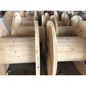 Bobines de câbles en bois très demandées, idéales pour les chantiers de construction, les usines et les entrepreneurs en électricité - Product Image 2