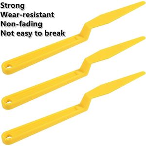Juego de 6 Espátulas Amarillas para Tintado de Ventanas, con Mango Largo, Flexibles y Resistentes, con Punta Plana para Aplicación de Tintado en Ventanas de Automóviles - Product Image 2