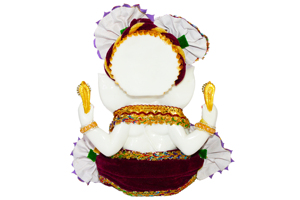 Figura Decorativa de Ganesha Hecha a Mano en Resina, Artesanía Tradicional Religiosa para Decoración de Mesa en Diwali - Product Image 3