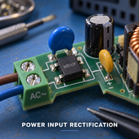 Redresseur en pont SMD MB10F 1A 1000V, encapsulé en plastique, monophasé AC/DC, composant de circuit d'alimentation, puces IC
