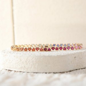 Bracelet chaîne élégant pour femme en moissanite et diamant, argent sterling 925, bijou de luxe tendance, cadeau - Product Image 2