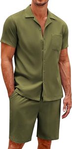 Conjunto Deportivo para Hombre con Pantalones Cortos, 100% Poliéster, Transpirable, de Secado Rápido, Ropa Deportiva Personalizada OEM para Verano - Product Image 2