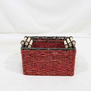 Nouvel ensemble de paniers de rangement en jonc de mer, bacs gigognes tressés pour le linge avec poignées en bois - Product Image 4