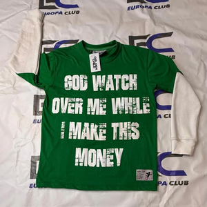 T-shirt pour homme à manches longues en coton 100% de haute qualité, nouvelle mode, imprimé à l'écran, respirant - Product Image 1