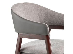 Silla de Comedor de Madera Tapizada de Alta Calidad con Respaldo Curvo Elegante – Asiento Cómodo para Hostelería y Hogar - Product Image 6