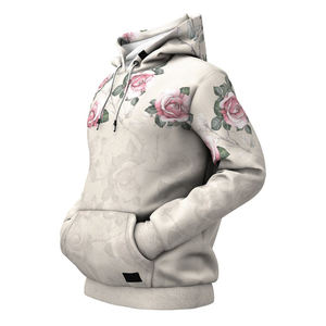 Sweat-shirt à capuche noir pour homme avec imprimé tigre, coupe décontractée, tricoté en polyester, idéal pour l'automne - Product Image 5