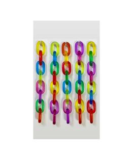 Adornos de Pared de Cadena de Resina Ecológica Personalizados, Hechos a Mano, Resistentes al Agua, para Decoración de Bodas y Fiestas, Color y Tamaño Personalizables - Product Image 2