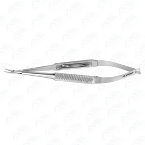 ที่จับเข็มแบบโค้งพร้อมตัวล็อค ทำจากเหล็กกล้าไร้สนิมเกรดทางการแพทย์ คุณภาพสูง สำหรับเครื่องมือผ่าตัดตา - Product Image 6