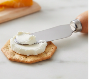 Juego de cuchillo y tabla para queso de acero inoxidable con acabado plateado y mango de madera, utensilios de cocina para cortar queso en la cocina. - Product Image 6