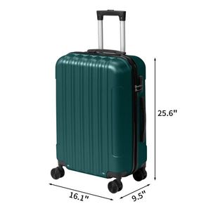 Valise à roulettes texturée givrée Three One, sans serrure TSA, 28 pouces, roues détachables, en ABS, ensembles de bagages 20 et 24 pouces - Product Image 3