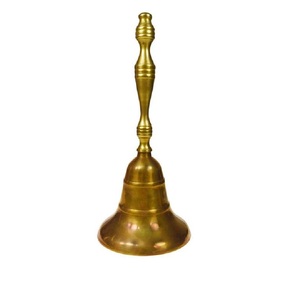 Cloche en métal artisanale 2026 pour suspension et décoration, design classique, pour la maison, l'extérieur et les célébrations de Noël - Product Image 1