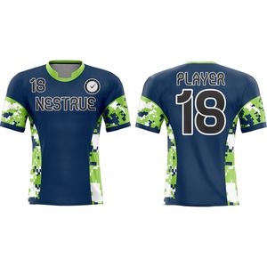 Camiseta de Fútbol Personalizada OEM, Sublimación, Ropa Deportiva, Uniforme de Equipo, Venta al Por Mayor Directo de Fábrica - Product Image 1