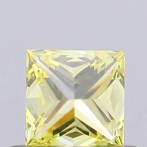 Diamante Amarillo de Corte Princesa, Cultivado en Laboratorio, Piedra Suelta Cuadrada para Anillo de Compromiso o Joyería Fina - Product Image 4
