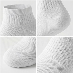 North Approach White Ankle <b>Socks</b> 100% Cotton Breathable Casual Daily Wear for Adults Summer Season - Product Image 4