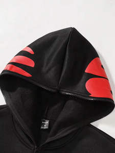 Sudadera con Capucha Oversize de Forro Polar al por Mayor, Multicolor, Diseño Personalizado, Impresión de Logotipo, Sudadera con Capucha sin Costuras, Sudadera con Capucha para Correr - Product Image 4