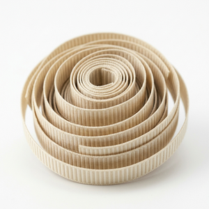 ริบบิ้นโกรเกรนสีครีมขนาด 10 มม. ขายส่ง สำหรับทำโบว์ติดผม ห่อของขวัญ ตกแต่ง งานเย็บปักถักร้อย - Product Image 6