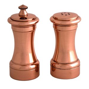 Stainless Steel Salt and Pepper Shaker Set Refillable Spice Dispenser <b>Adjustable</b> Pour Holes Kitchen Dining <b>Table</b> Seasoning - Product Image 2