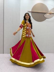 Robe traditionnelle indienne et pakistanaise pour femmes, Salwar Kameez, longue, en coton brodé, coupe ample, tenue de mariage - Product Image 2