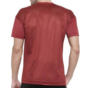 Nouveaux t-shirts rouges pour hommes en sublimation, 100% polyester, séchage rapide, respirant, haut de gamme pour la course à pied et la remise en forme, haute qualité - Product Image 2