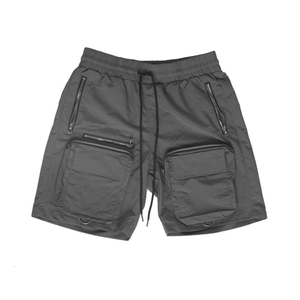 Shorts cargo multi-poches en toile de haute qualité pour hommes, séchage rapide, respirant, style vintage, fermeture à cordon, vêtements décontractés d'été - Product Image 6