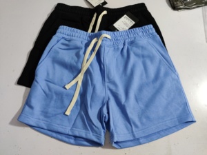 Shorts pour hommes en tissu éponge épais, style sport décontracté, respirants, en toile anti-plis, pour l'été - Product Image 1