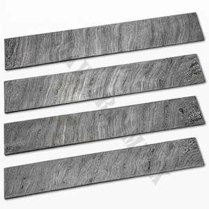 Barra de Acero de Damasco Hecha a Mano de Alta Calidad con Patrón de Acero Soldado para Fabricación de Cuchillos, Venta al por Mayor OEM - Product Image 3