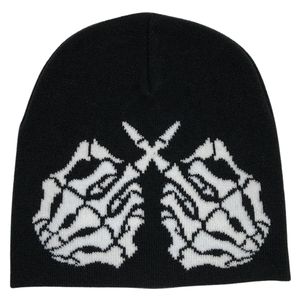 Gorro de Punto Jacquard Personalizado con Diseño Gráfico de Diamantes de Imitación, Sublimación, Bordado, Gorro de Invierno, OEM, ODM, Venta al Por Mayor - Product Image 5