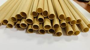 Pajitas Ecológicas de Bambú Hechas de Fibra de Bambú, Material Poliláctico Compostable y Biodegradable, Reutilizables para Bebidas Frías y Calientes - Product Image 4