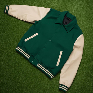 Custom Branding Varsity Letterman <b>Jacket</b> Factory Personalized Lettering <b>Patches</b> for Streetwear Retailers and Distributors - Product Image 1
