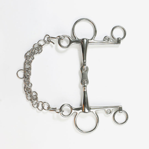 Mors de cheval en acier inoxydable avec chaîne pour équipement d'équitation ZUMA ENTERPRISES MS-TA-WMCB-002 - Product Image 3