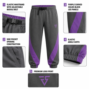 Pantalon de snowboard imperméable et ample pour homme et femme, coupe ample, respirant, coupe-vent, pour le ski et les activités hivernales en extérieur - Product Image 4