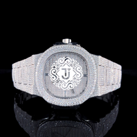 Montre unisexe haut de gamme en acier inoxydable, couleur or rose, sertie de diamants, mouvement mécanique ETA, résistance à l'eau 3 ATM