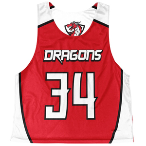 Pinnies de Lacrosse Reversibles con Diseño Personalizado OEM, Sublimados, Hechos con Tela de Malla 100% Poliéster Transpirable, Pinnies para Adultos/Jóvenes - Product Image 1
