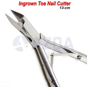 Coupe-ongles incarnés en acier inoxydable à lame droite, pince à ongles pour ongles épais, usage en pédicure et podologie - Product Image 2