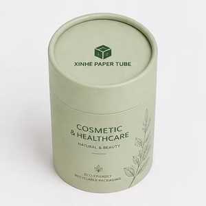 Recyclable Cardboard Tube Gift Box Cosmetic Healthcare Product Packaging <b>Container</b> - Product Image 1