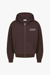 Conjunto Deportivo de Algodón con Capucha y Logotipo Personalizado, Estilo Urbano, de Alta Calidad, 2 Piezas, Corte Holgado y Extra Grande para Hombre - Product Image 5