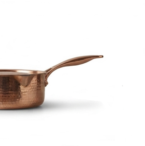 Handmade Heavy Duty Most Selling Copper Metal Saucepan Home Hotel Use Cookware <b>Induction</b> Cooker - Product Image 4