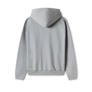 Sudadera con capucha verde de cremallera completa, gruesa y pesada, con bolsillos - Product Image 6
