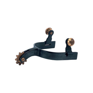 Iron Horse Bit With Brass Accents And Gear Design For <b>Equestrian</b> Use - Product Image 1