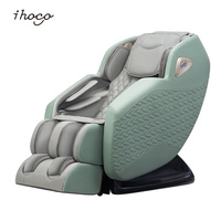 Fauteuil de massage corporel complet de luxe à mécanisme 3D, avec rail SL, zéro gravité, chauffage, canapé électrique pour la maison avec haut-parleur Bluetooth
