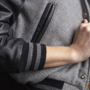 New Design Men's Winter Varsity Jacket 100% Cotton Waterproof Windproof Breathable Wool Liner Front Embroidery Stand Streetwear - Product Image 4