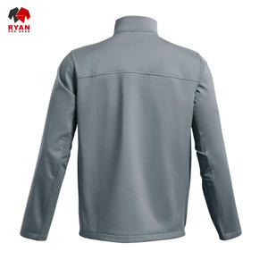 Veste Softshell de Qualité Supérieure pour Hommes, Fermeture Éclair, Col Montant, Tissu Respirant avec Logo Personnalisé - Product Image 6