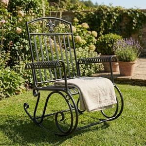 Custom Hand-Forged Wrought Iron European Design Weather-Resistant 2-Seater Patio <b>Bench</b> Vintage <b>Metal</b> <b>for</b> Outdoor <b>Garden</b> - Product Image 3