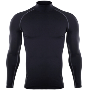 New Compression Shirt Men Sublimation <b>Printed</b> Spandex Gym <b>Surfing</b> Diving Compression Shirts Wholesale with Good Quality Design - Product Image 4