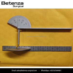 Goniomètre de Polk gradué en acier inoxydable, manuel, 10 cm/14 cm, pour usage en chirurgie plastique - Product Image 6