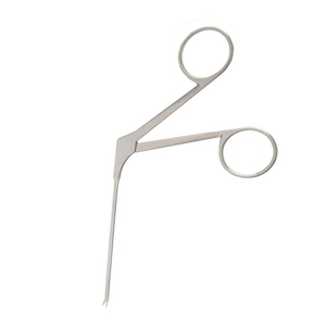 Pinces auriculaires réutilisables de 12 pouces pour interventions ORL, à mâchoires courbées, poignée antidérapante, pointe fine, faciles à nettoyer - Product Image 4