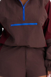 Ensemble de veste coupe-vent et short pour femmes de qualité supérieure, léger, 2 pièces, tenue de sport pour la course à pied, la salle de sport et la remise en forme - Product Image 5