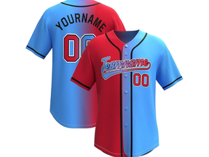 เสื้อเบสบอลแบบซับลิเมชั่นสั่งทำพิเศษ ผ้าโพลีเอสเตอร์ 100% แห้งเร็ว ระบายอากาศได้ดี ป้องกันแบคทีเรีย ป้องกันรังสียูวี จากโรงงาน - Product Image 3